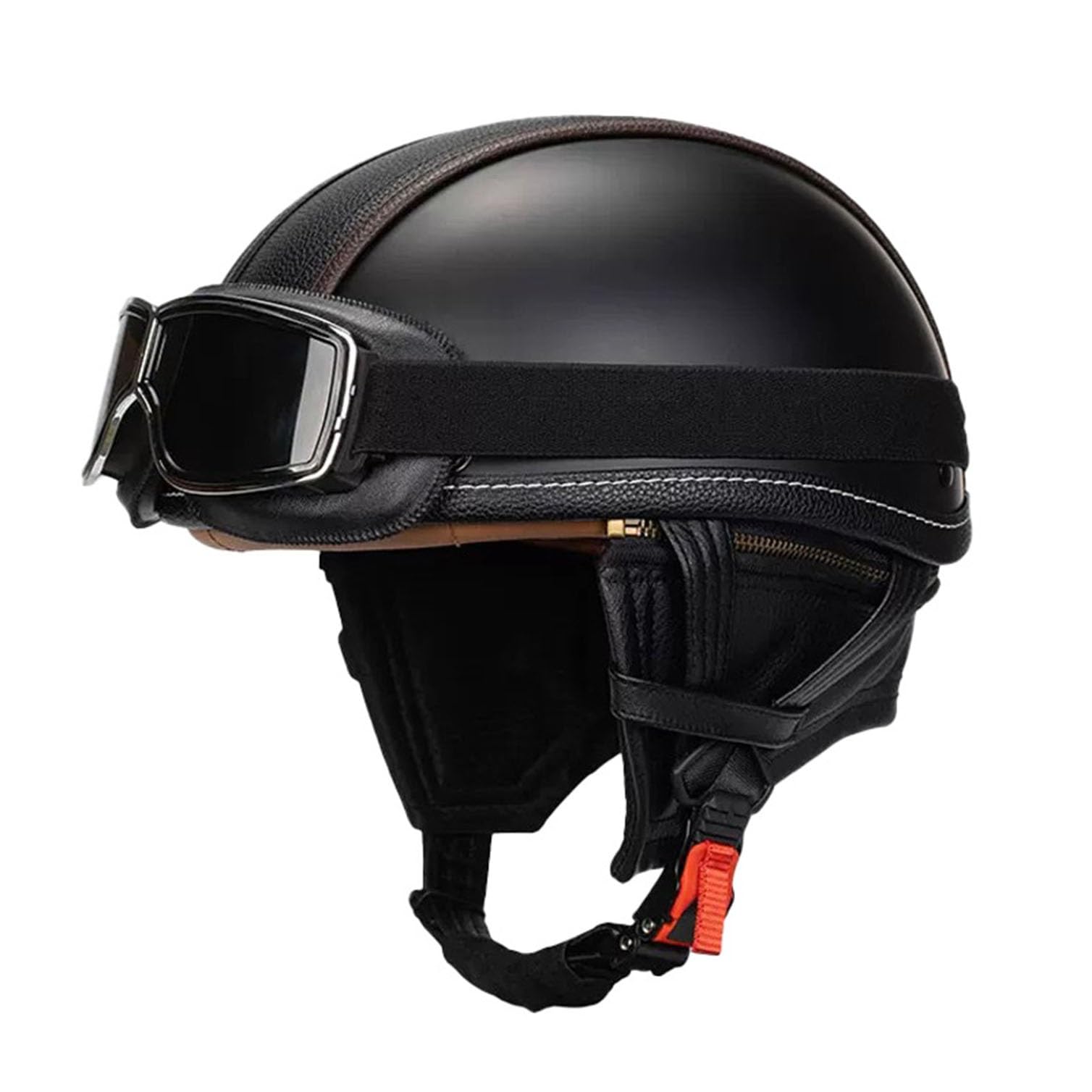 Casque jet retro pour mobylette et balades urbaines en scooter