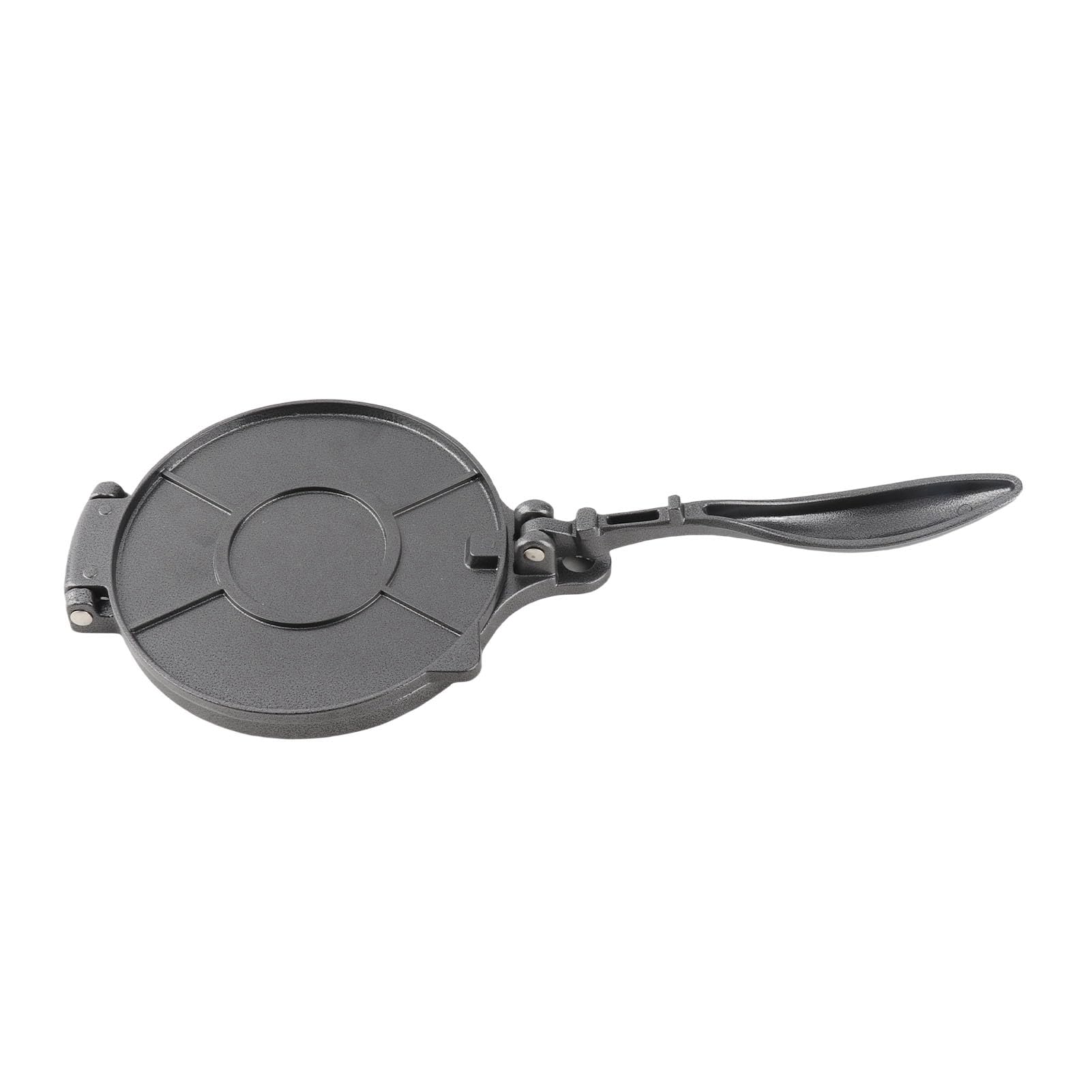 Aluminiowa Prasa do Tortilli do Chińskich Ciast, Ciastek, Prasa do Ciasta ze Stopu Aluminium do Robienia Pizzy Patty, Narzędzie do Prasowania (16 cm Czarny)