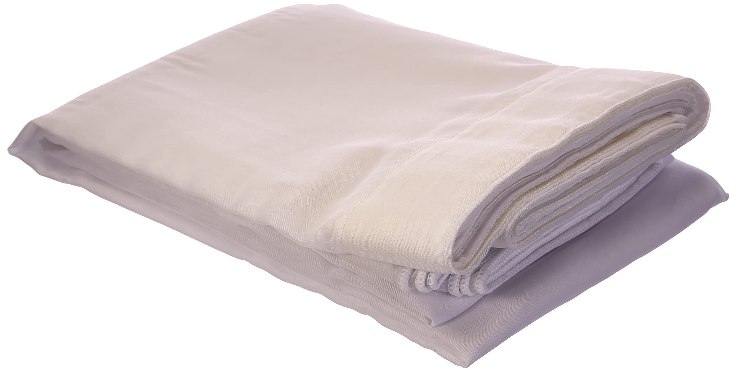 Linder 0360 /10/343 Voilage Grande Largeur Base Feuille de Chêne Blanc Galon Fronceur 300 x 240 cm