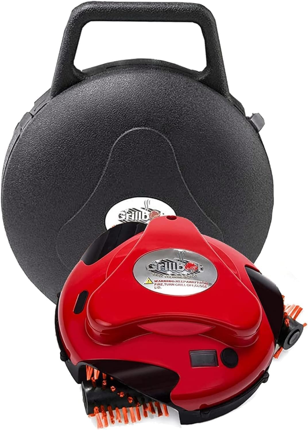 Grillbot BUN3RED Automatic Outdoor Grill Cleaning Robot with Carry