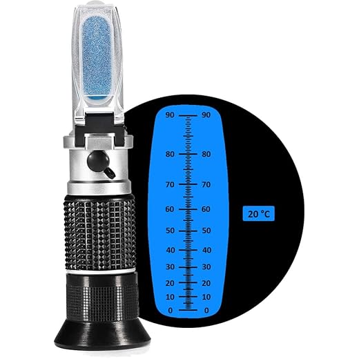 VRESOURCING Handheld Brix Refractometer 0-90