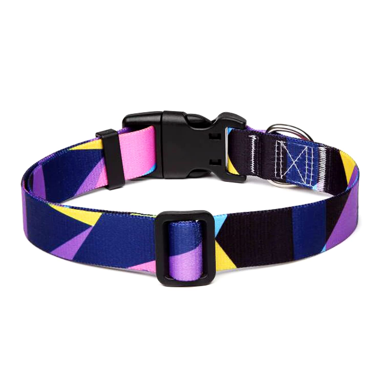 Adjustable Dog Collar with Patterns, Ultra Comfy Soft Nylon Breathable Pet Collar for Small Medium Large Dogs (L, Floral Orange) — view 34