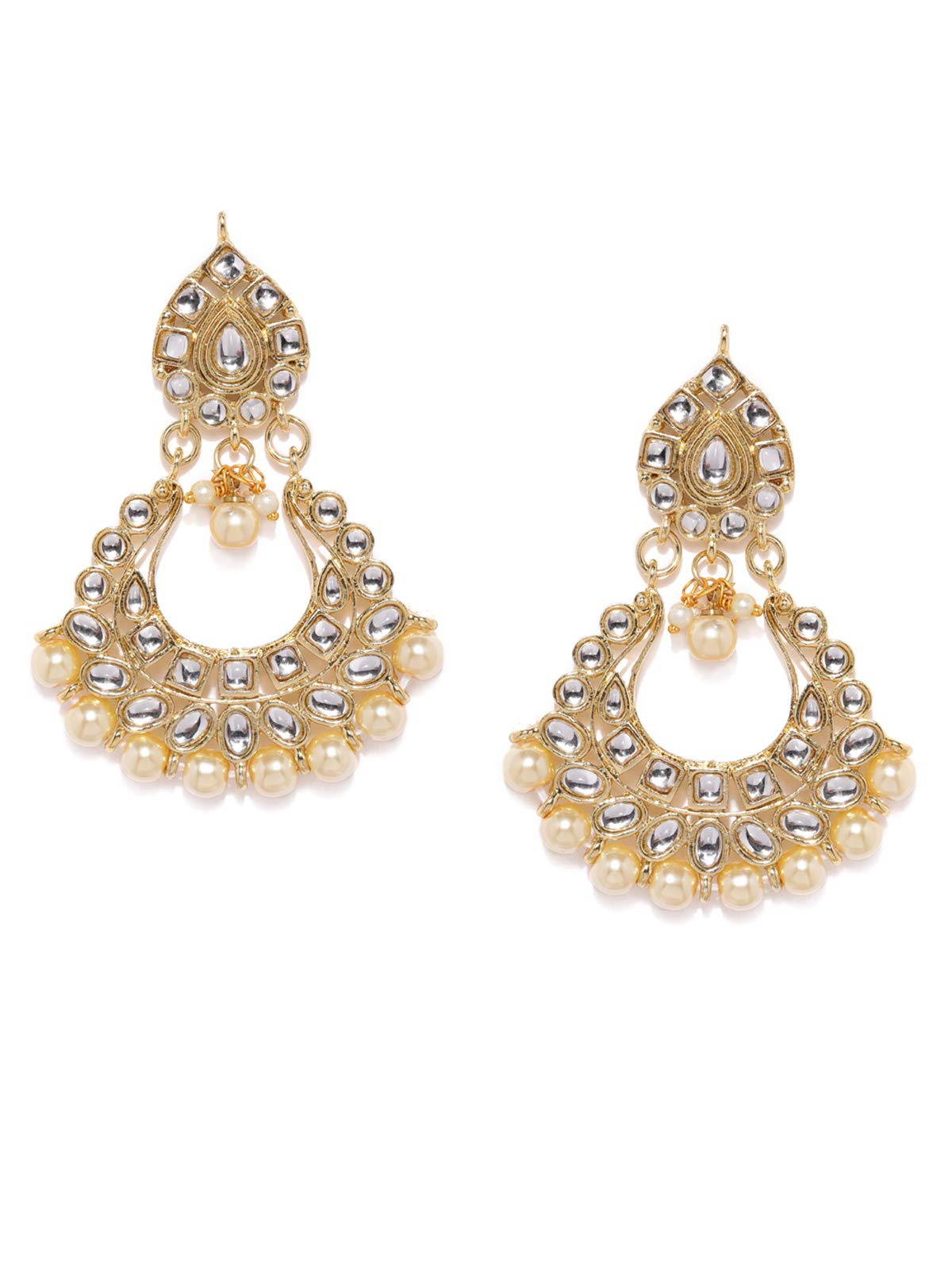 Zaveri Pearls Gold Tone Kundan & Pearls Dangle Earring For Women-ZPFK8655 (B07QBCCDQQ) Amazon Price History, Amazon Price Tracker