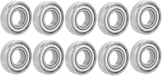 Ball Bearings Double Shielded Bearing 10pcs 6900ZZ Double Shielded Miniature Steel Ball Bearings 10x22x6mm Sided 10x22x6mm Rolling Power Transmission