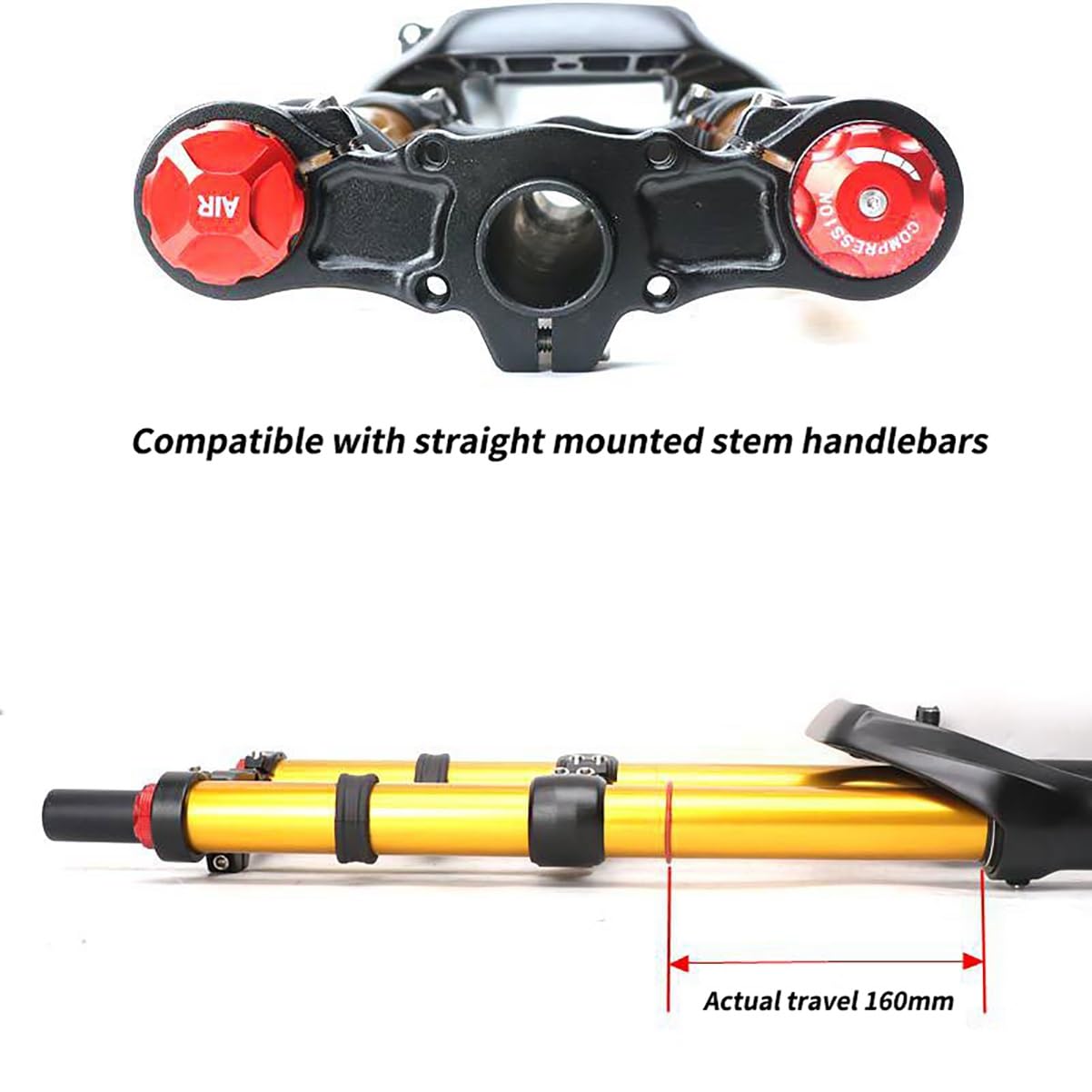 エアサスペンション 140mmトラベル Amazon.co.jp: MTBエアサスペンションフォーク、トラベル140mm