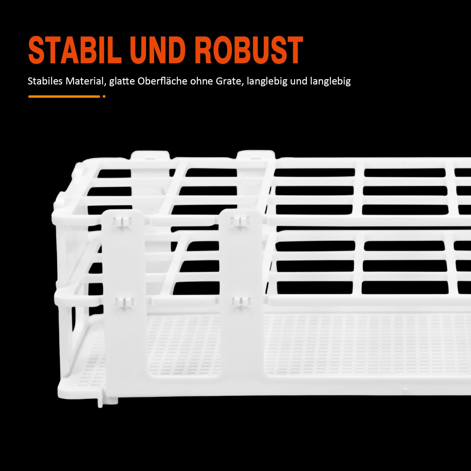Lot de 3 supports de tubes à essai en plastique pour tubes à essai - Support amovible pour tubes à centrifuger - Pour laboratoire, commerce, science, industrie (30 mm, 21 trous)