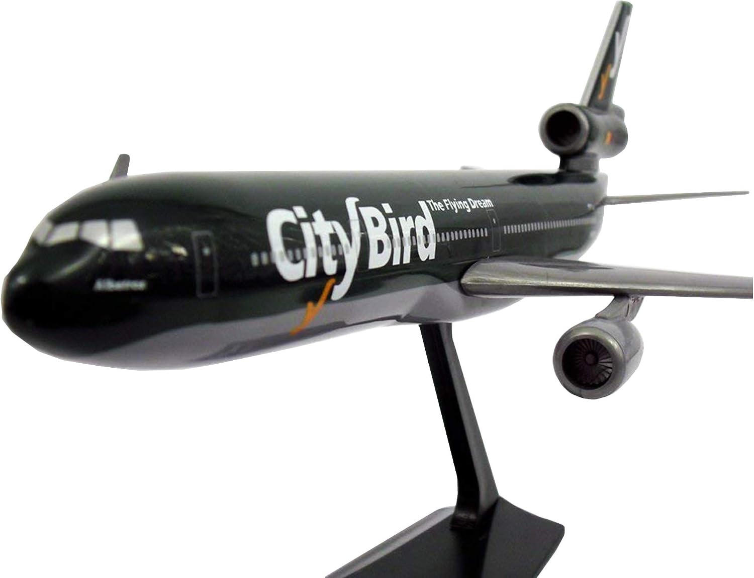 City Bird MD-11 1:200 Scale - Plastic Snap-Fit Model Airplane - Collectible Replica of City Bird Airlines Aircraft - Part# AMD-01100H-021