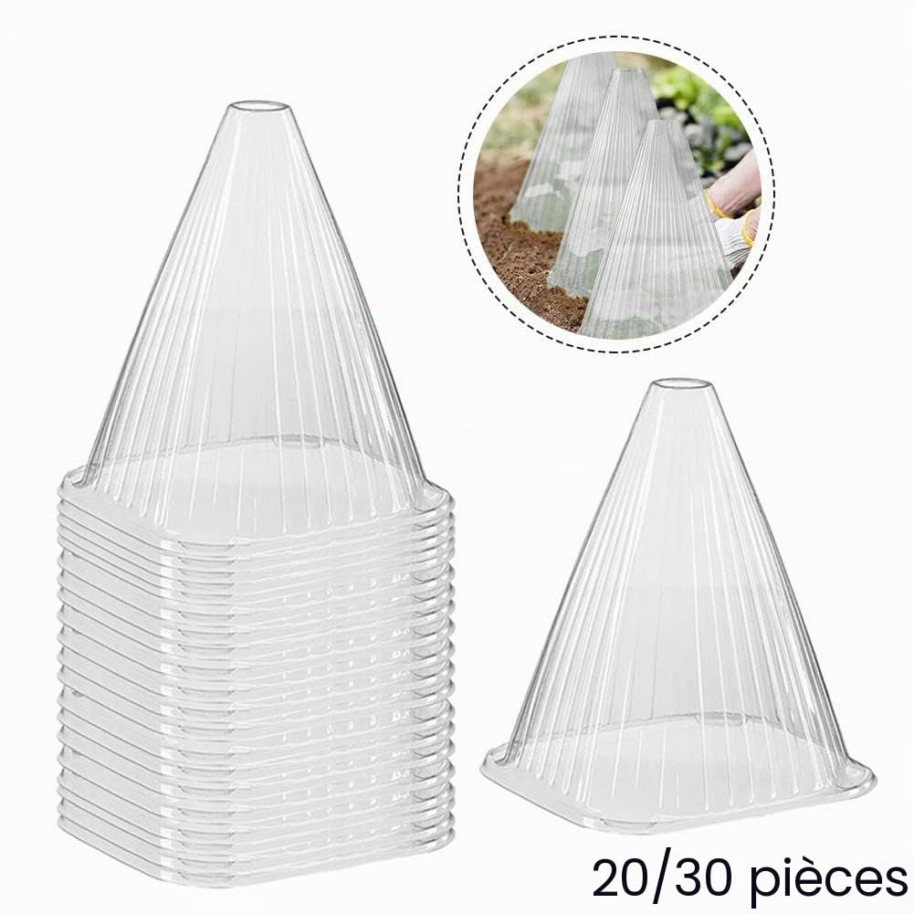 Lot de 30 cloches de jardin réutilisables pour protéger les plantes
