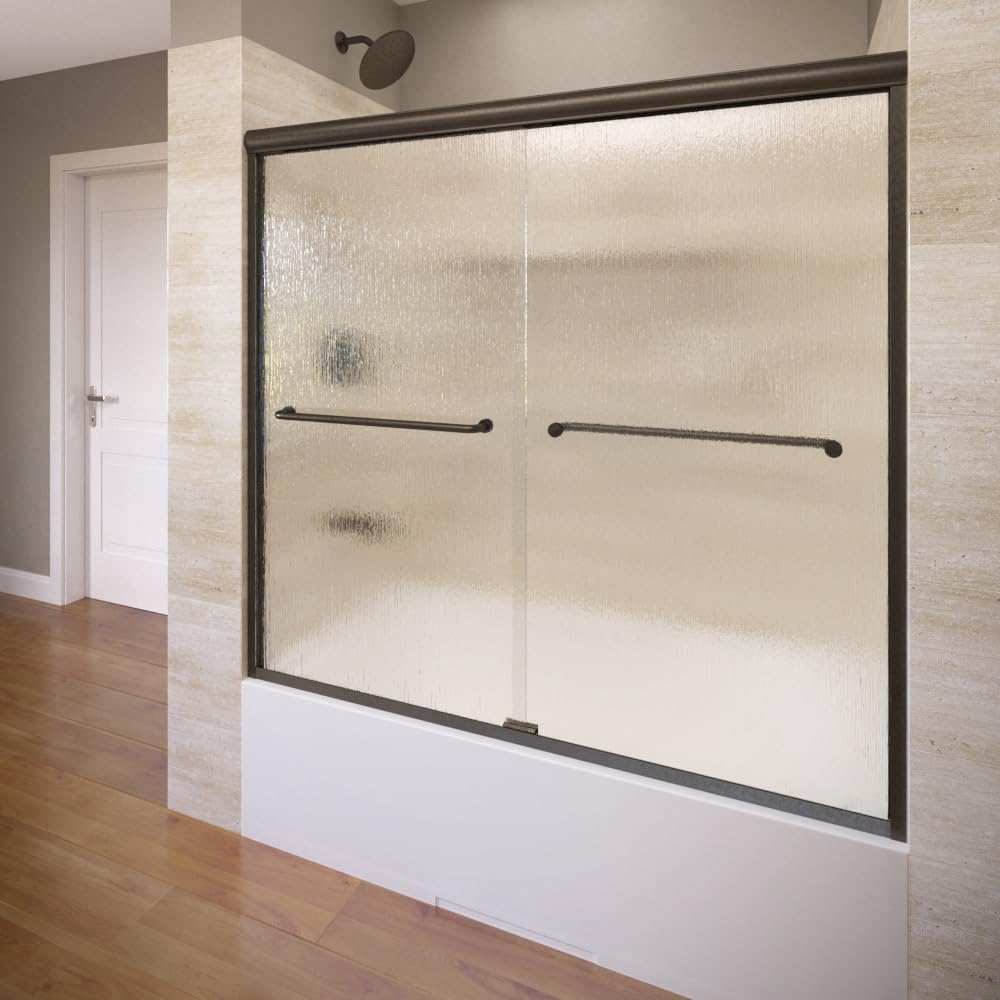 Infinity Sliding Tub Door, Oil Rubbed Bronze