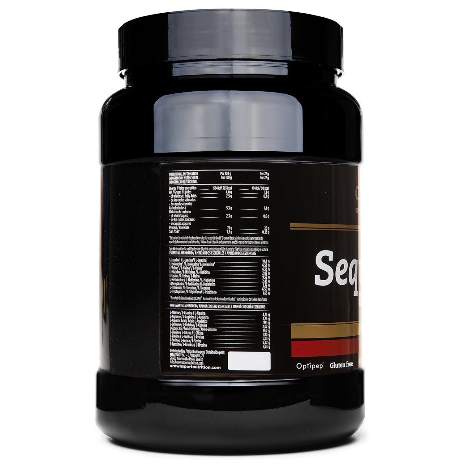 Crown Sport Nutrition Sequential & Night Protein | Proteína de Leche con 3 Fases de absorción (Hidrolizado de aislado Whey (Optipep® 90), Concentrado de Whey y Caseína Micelar)