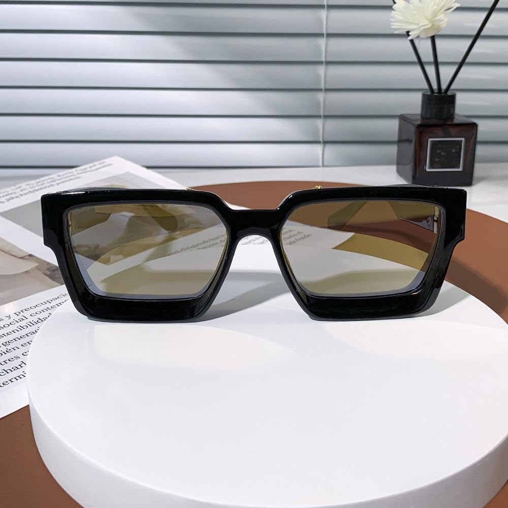 Retro Black Shades Sunglasses For Men Sun Glasses Man Women Sunglass