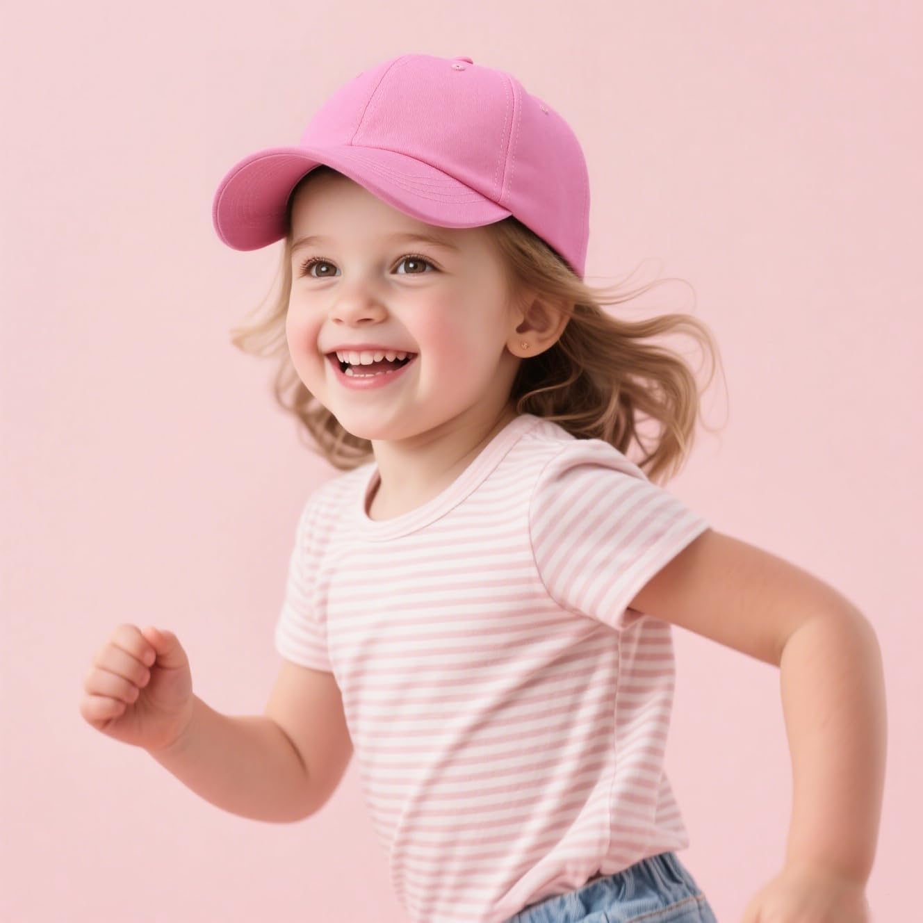 Waldeal 2 Packs Toddler Baseball Cap Adjustable Kids Baseball Hats for Boys Girls Age 2-6 - Image 4