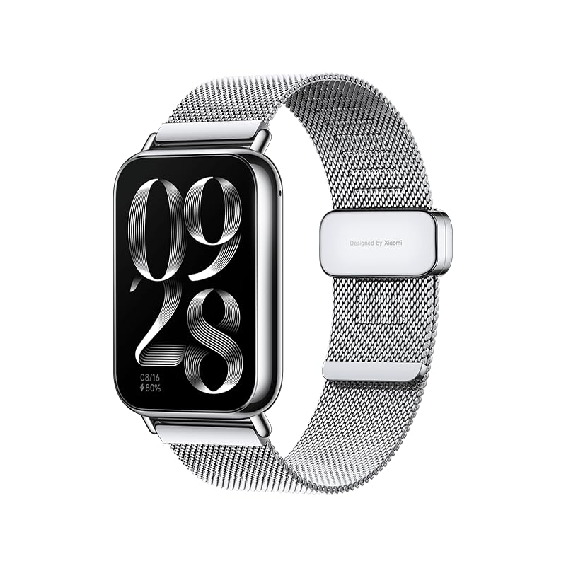 Xiaomi Bracelet milanais à dégagement rapide Argenté, Noir, taille unique