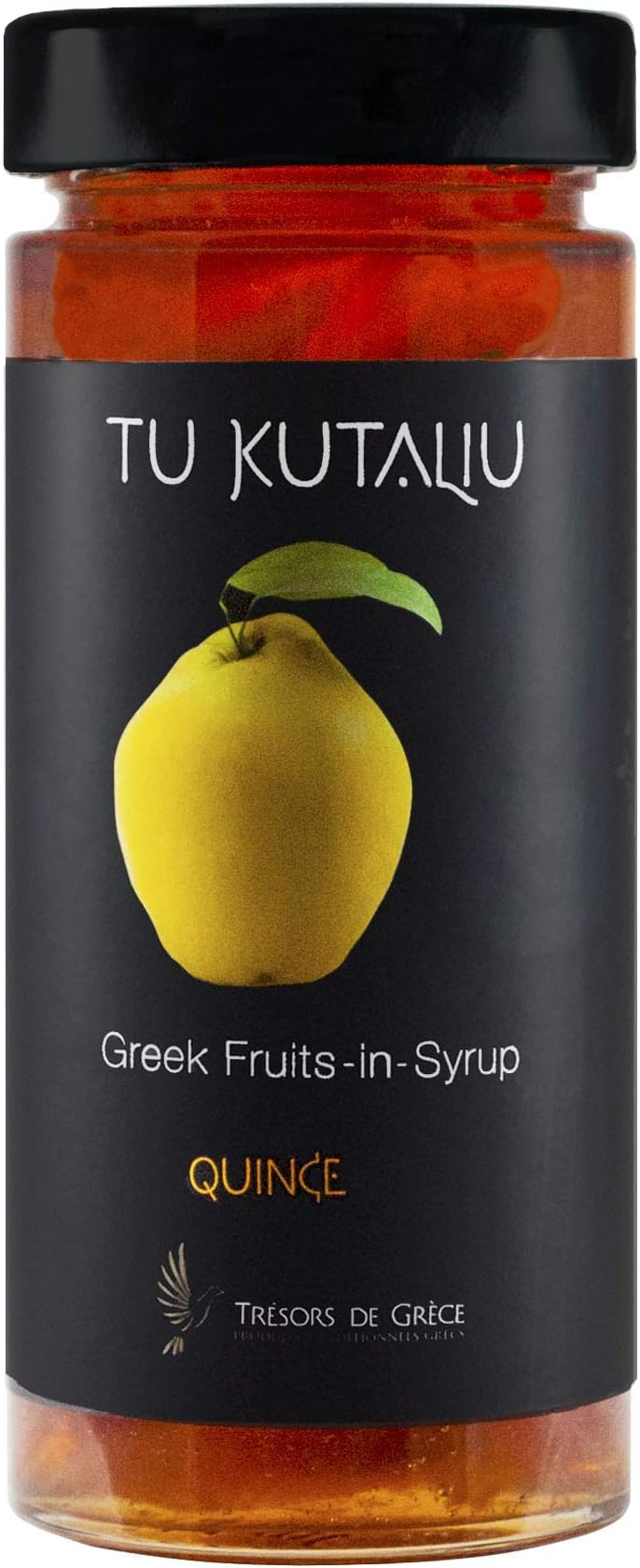 Tu Kutaliu, Greek Sweet Fruit Preserve in Syrup, Quince, Net Weight 400, Glass jar
