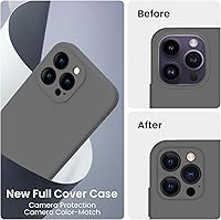 Vista 131 de FireNova Designed for iPhone 13 Pro Max Case, Silicone [Camera Protection] Phone Case with [2 Screen Protectors], Soft Anti-Scratch Microfiber Deep