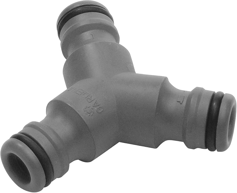 Gardena Y-Coupling 3-Way in Grey Packed Up