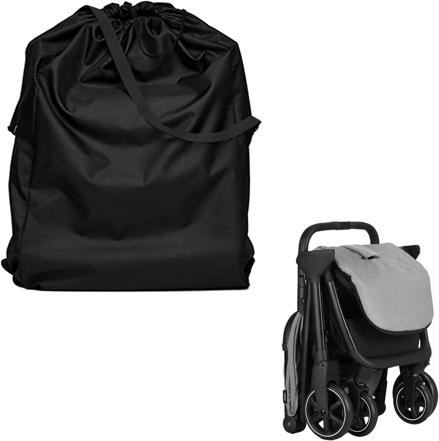 Grosion 1PCS Travel Stroller Bag for Airplane, Waterproof Durable Stroller Travel Bag,Pushchair Cover Storage Bag for Baby Child Kids,for Transport and Home Storage