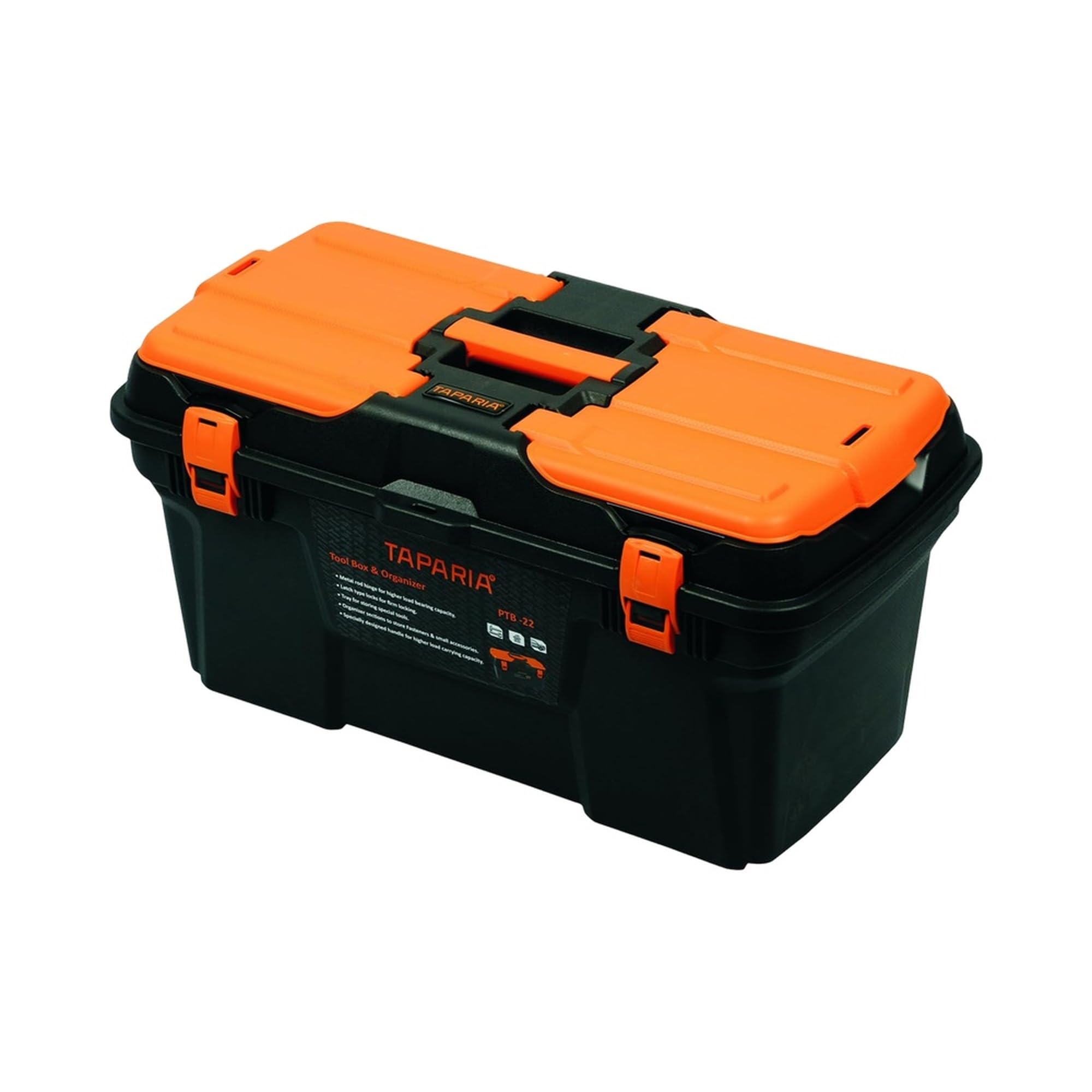 Taparia PTB22 Plastic Tool Box with Organizer (Multicolor)-image-47