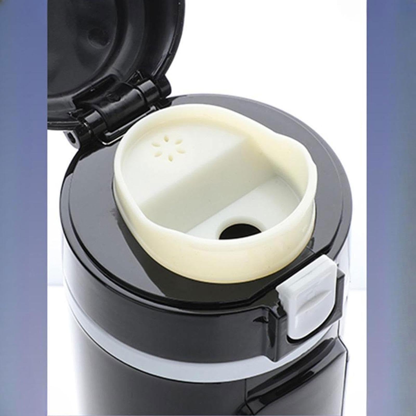 12V/24V Auto Wasserkocher, Reise Wasserkocher mit Isolierter Tasse Zum Heizen für Familie, Auto Und Schule, Schwarz