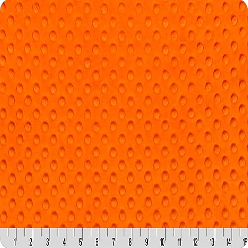 Miniatura 9 de Pico Textiles - Perno de 2 yardas, tela de punto de hoyuelo fucsia Minky Dimple, vendido por The Bolt, ideal para mantas, batas, juguetes suaves y