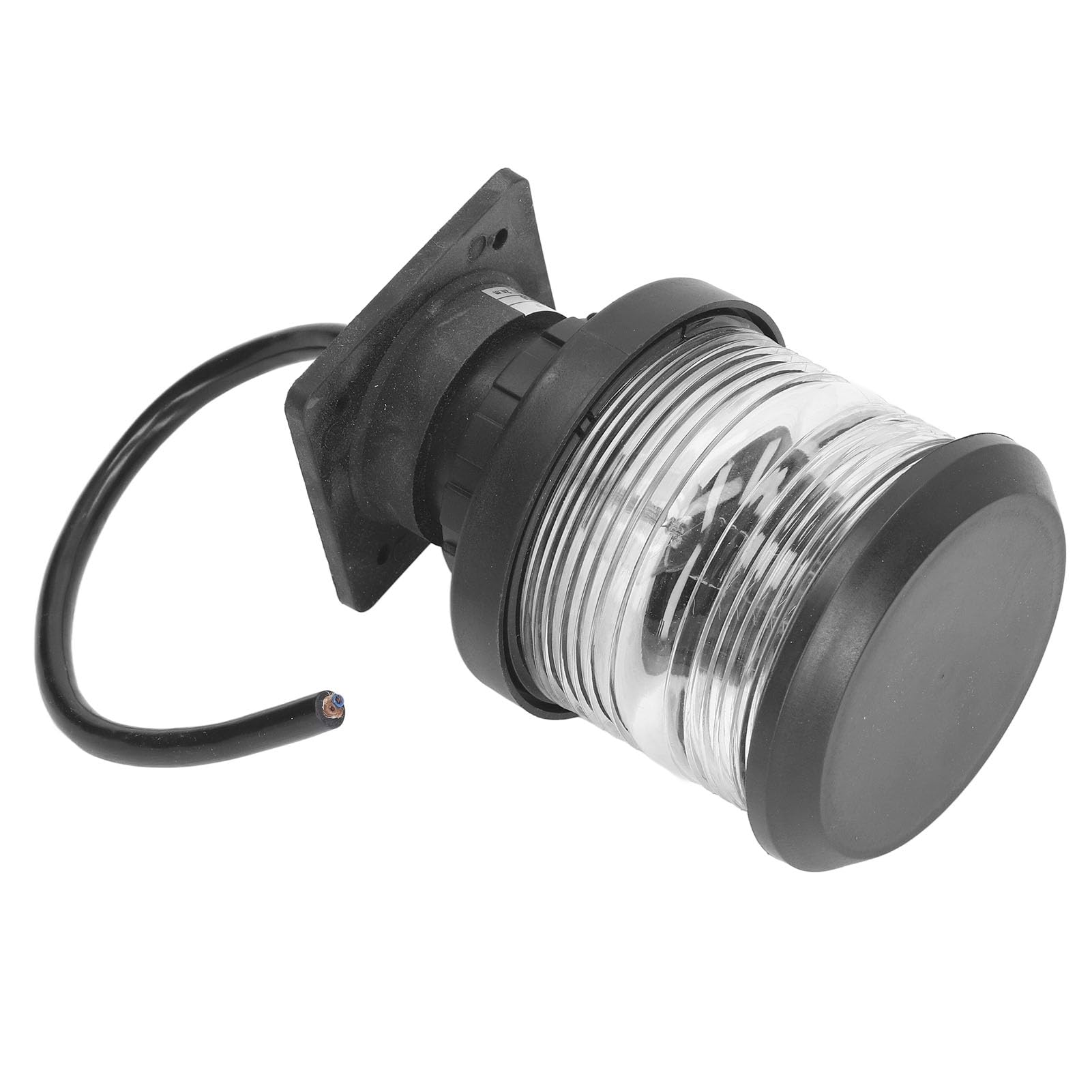Fafeicy Luce di Ancora a LED, ABS Bianco Luce di Navigazione LED 24V 25W