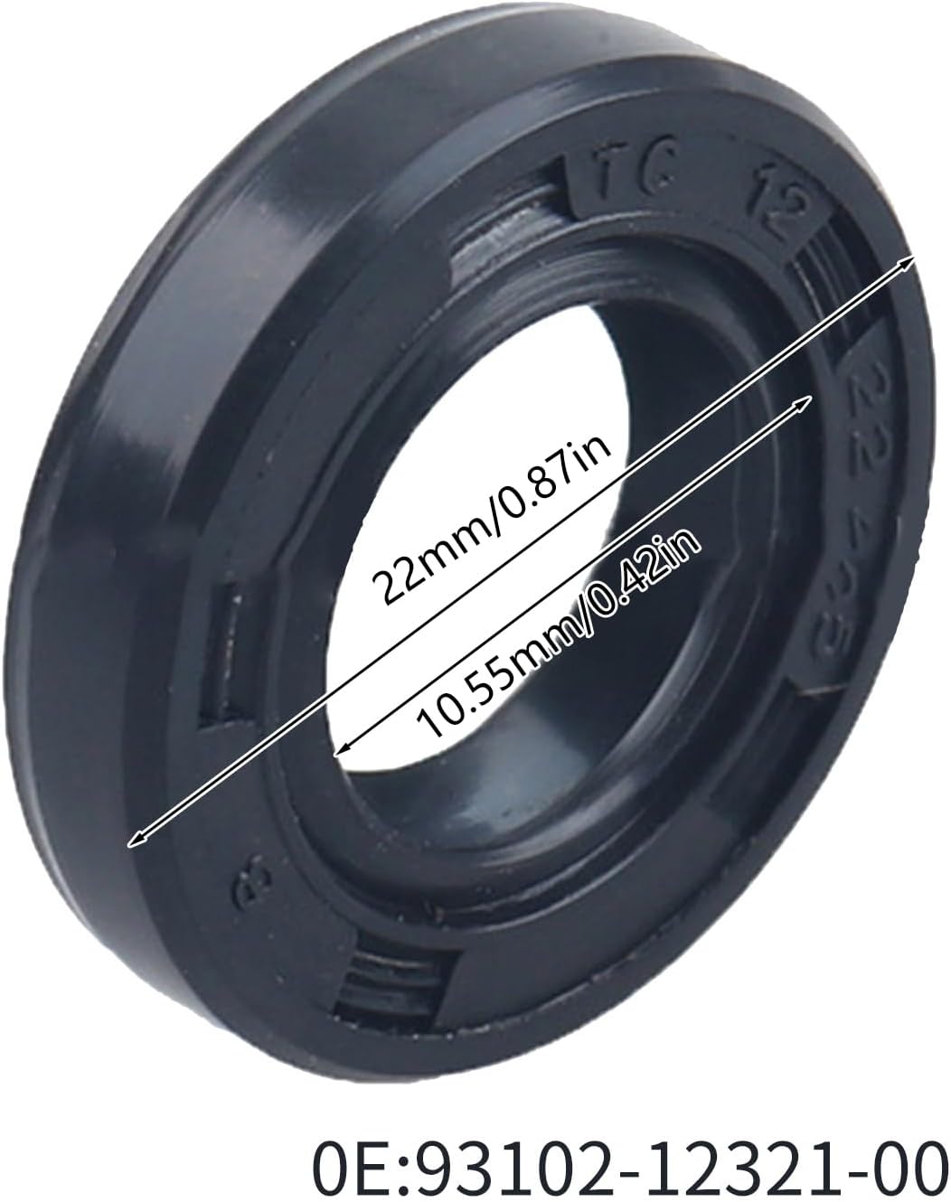 For YFZ350 TTR225 YZ400F XT350 XJ6 RD250 RD350 RD400 WR400F YZ400F XT600 93102-12321-00 Shifts Shaft Water Pump Oil Seal Water Pump Shaft Seal