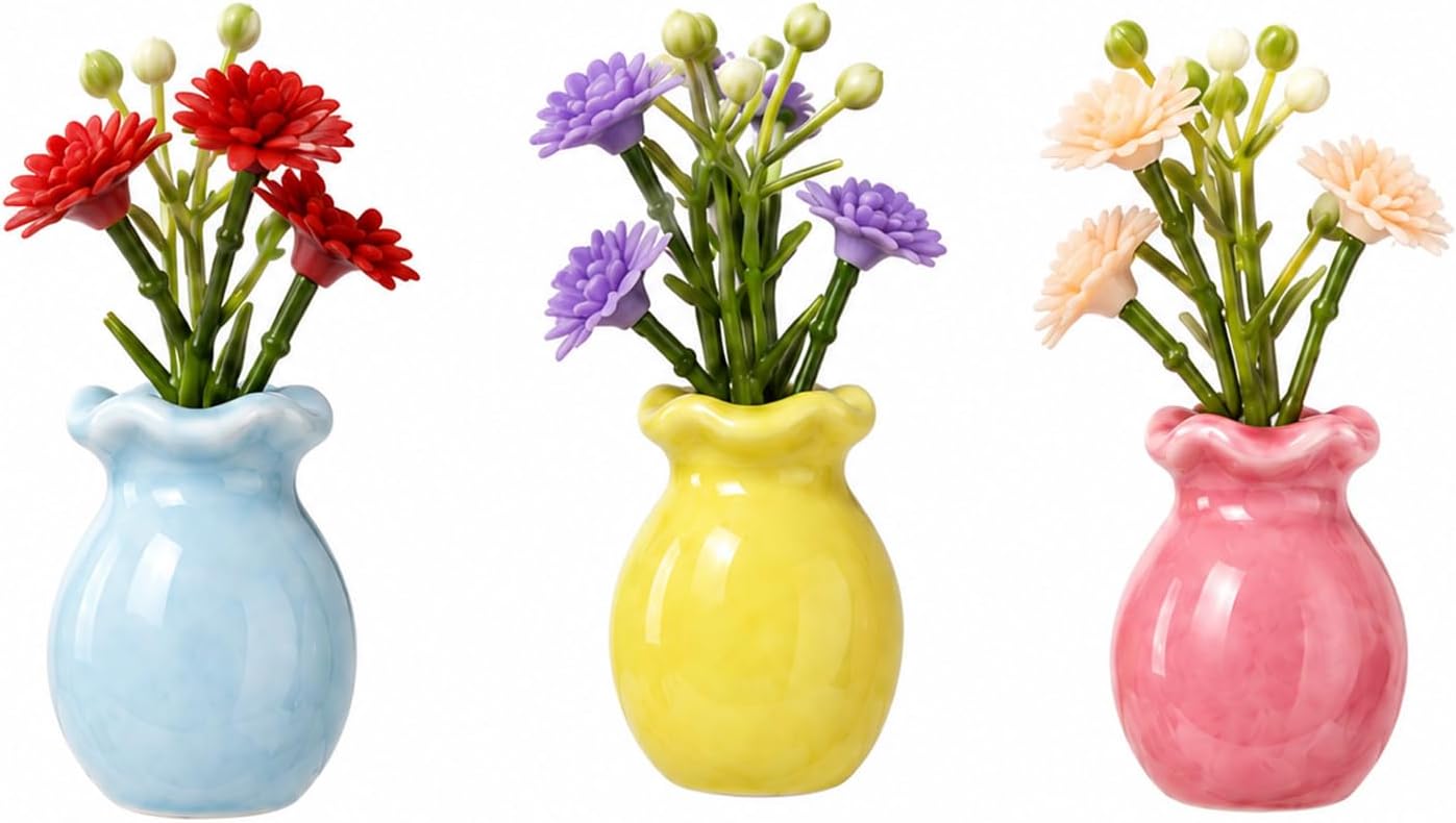 Mini Fridge Magnets - Vase Kitchen Decor,Gifts for Women