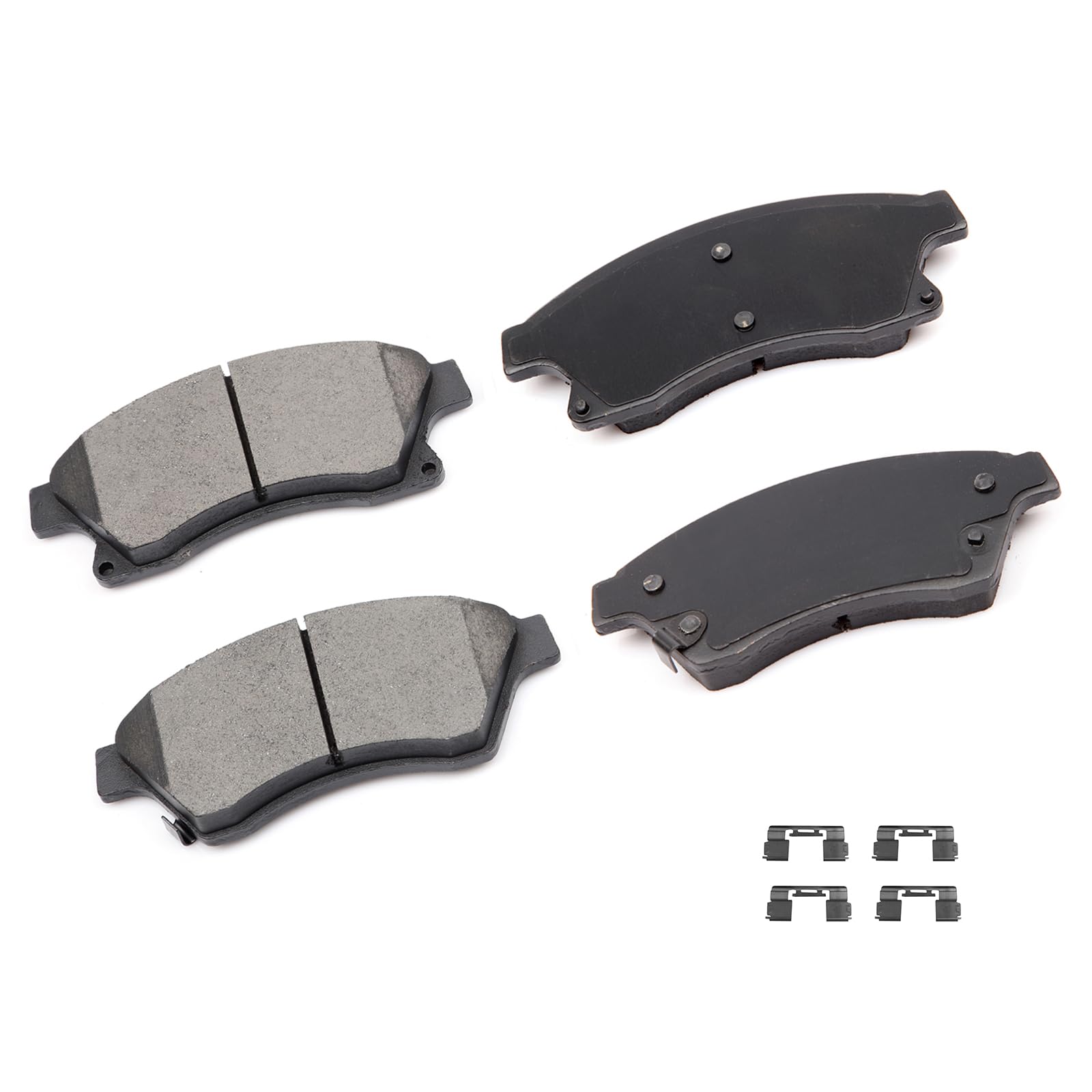 cciyu D1522 Brake Pads w/Hardware Front Disc Brake Pad Set