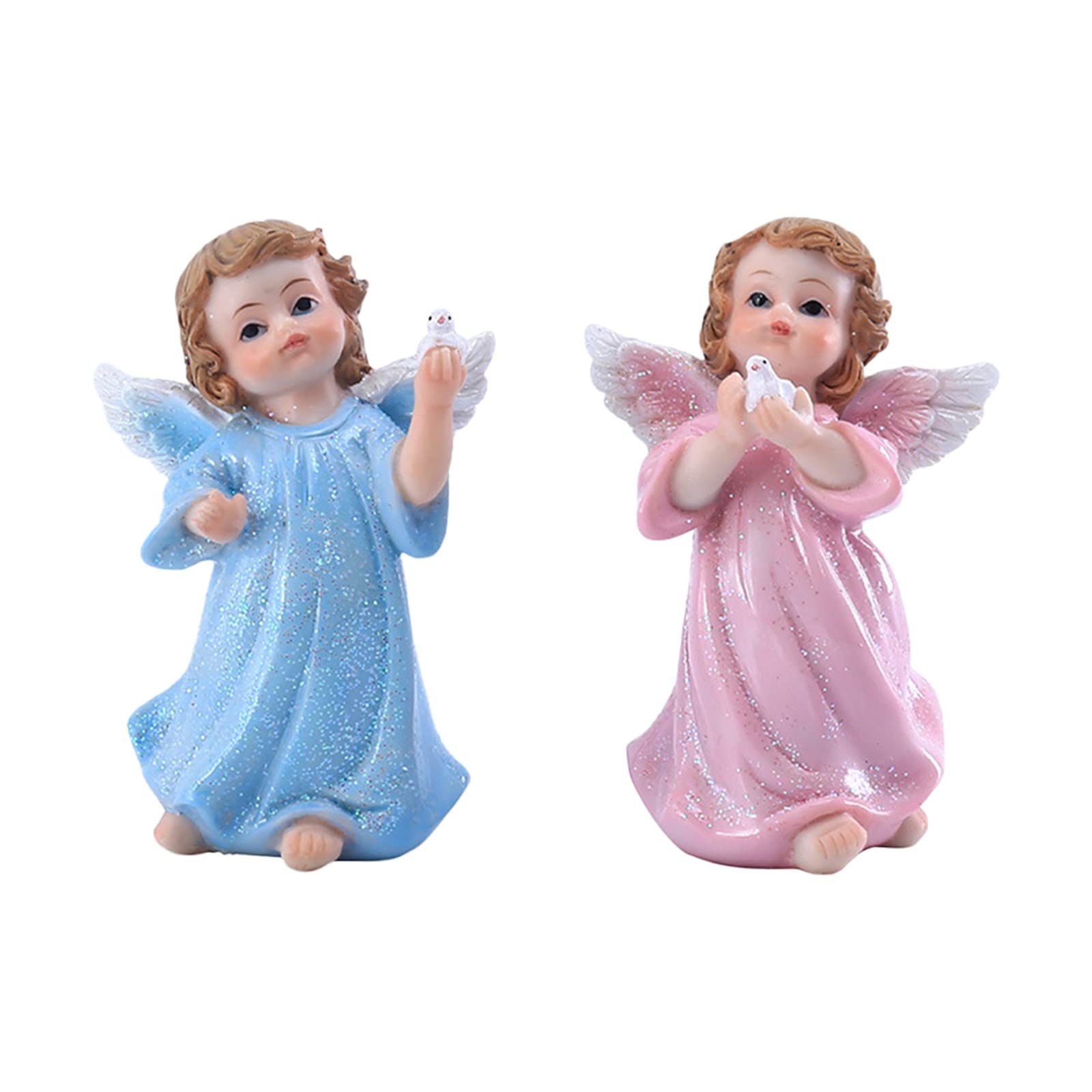 Amazon｜本型 小物入れ インテリア 枝 2つのCherubs天使のセット樹脂の 
