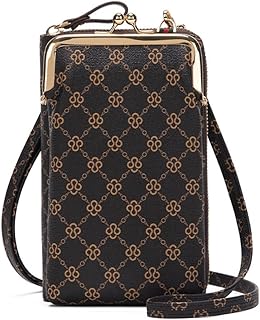 PALAY® Crossbody Phone Bag for Women Stylish PU Leather Mobile Cell Phone Holder Pocket Purse Wallet Bag Pouch with Zipper...