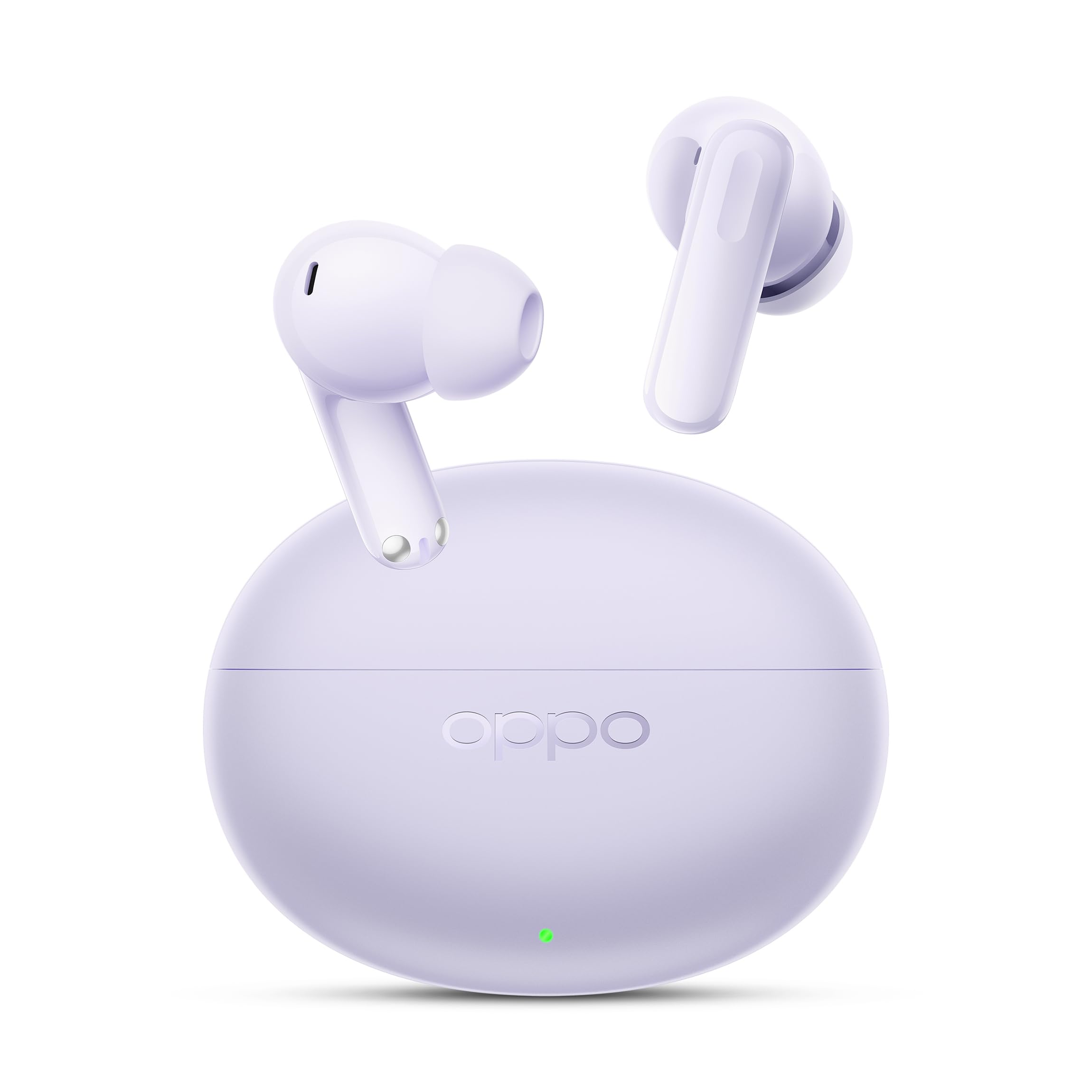 Oppo Enco Air 5 True Wireless Noise Cancelling Earbuds with 52dB Real time ANC,Upto 54Hrs Playtime,Triple-Mic AI Clear Call,Low Latency,Fast Charging.(Lavender Purple) — Amazon image 3