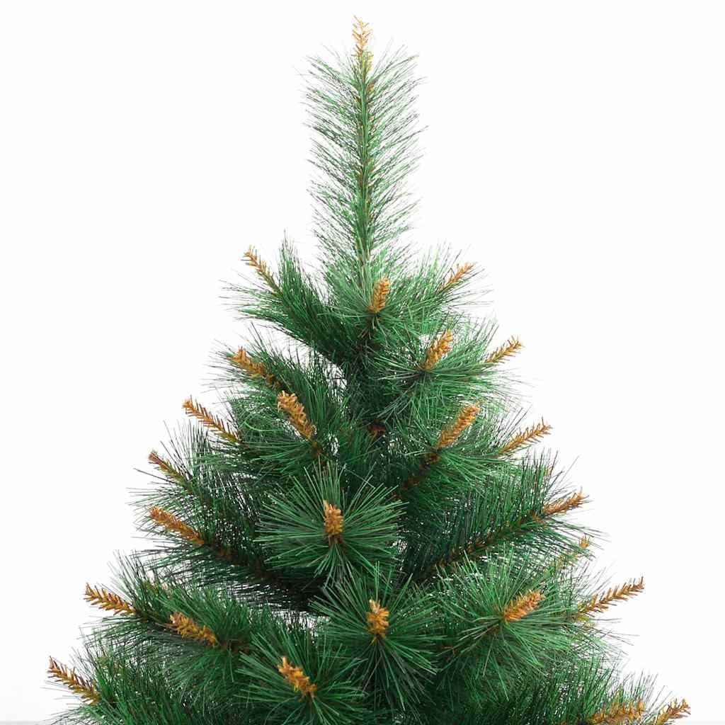 Sapin de Noël artificiel avec charnières et support 180 cm PVC