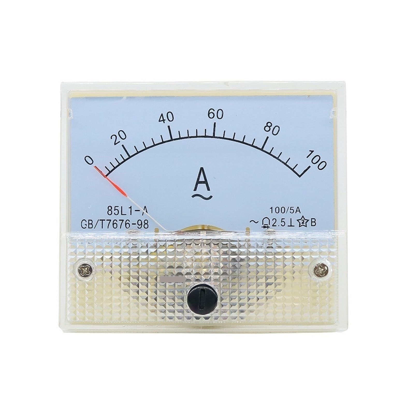 Ampèremètre mécanique 85L1 avec pointeur ca lecture claire sans scintillement