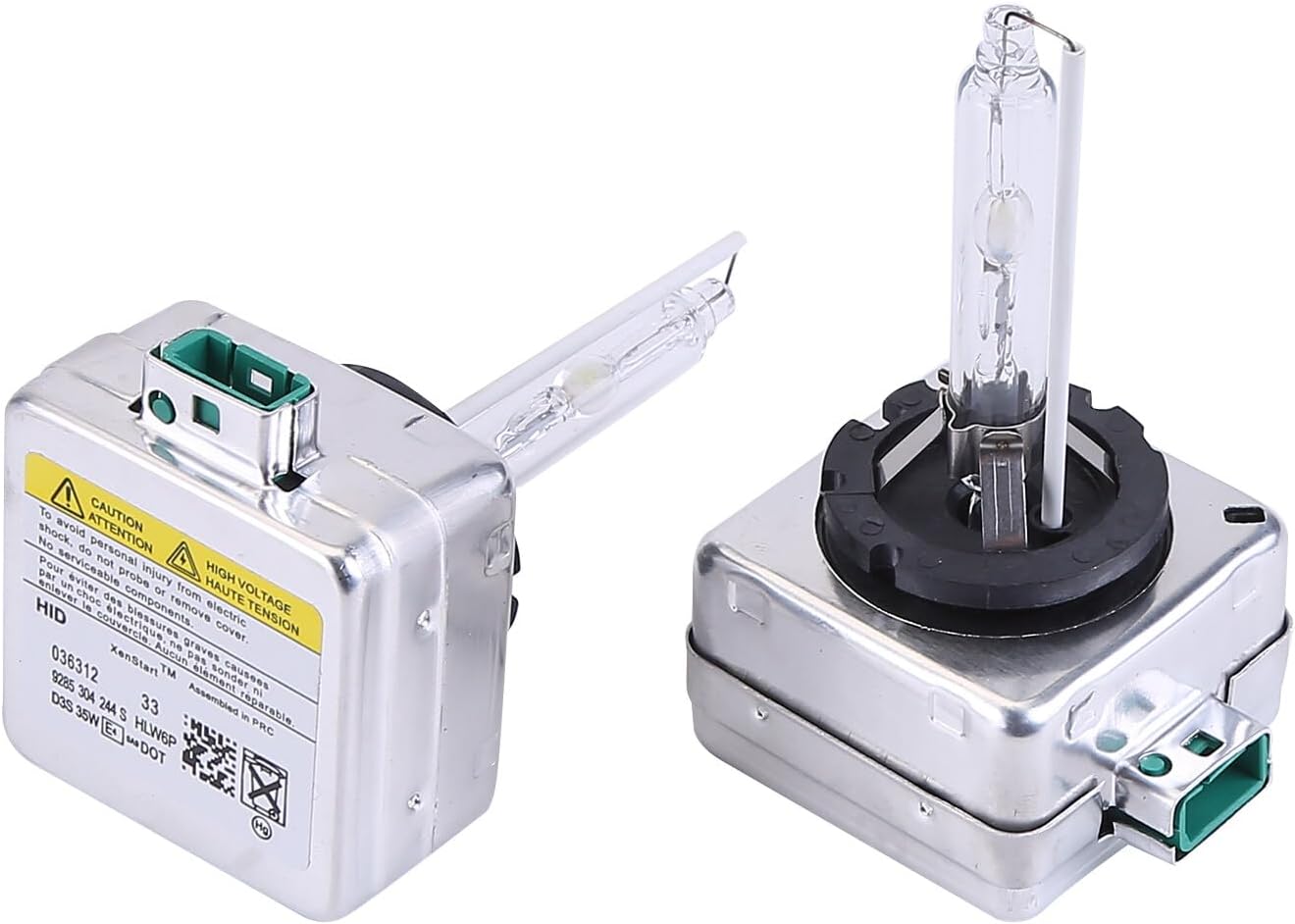 2PCS D3S Xenon HID Headlight Bulb 35W 6000K White Bulbs D3S Headlamp Bulb Compatible with Chevy GM V-W Ford Jeep A3 A4 A5 A6 Q5 S4 S5 Replace 66340 42403C1 9285335244 0903110500