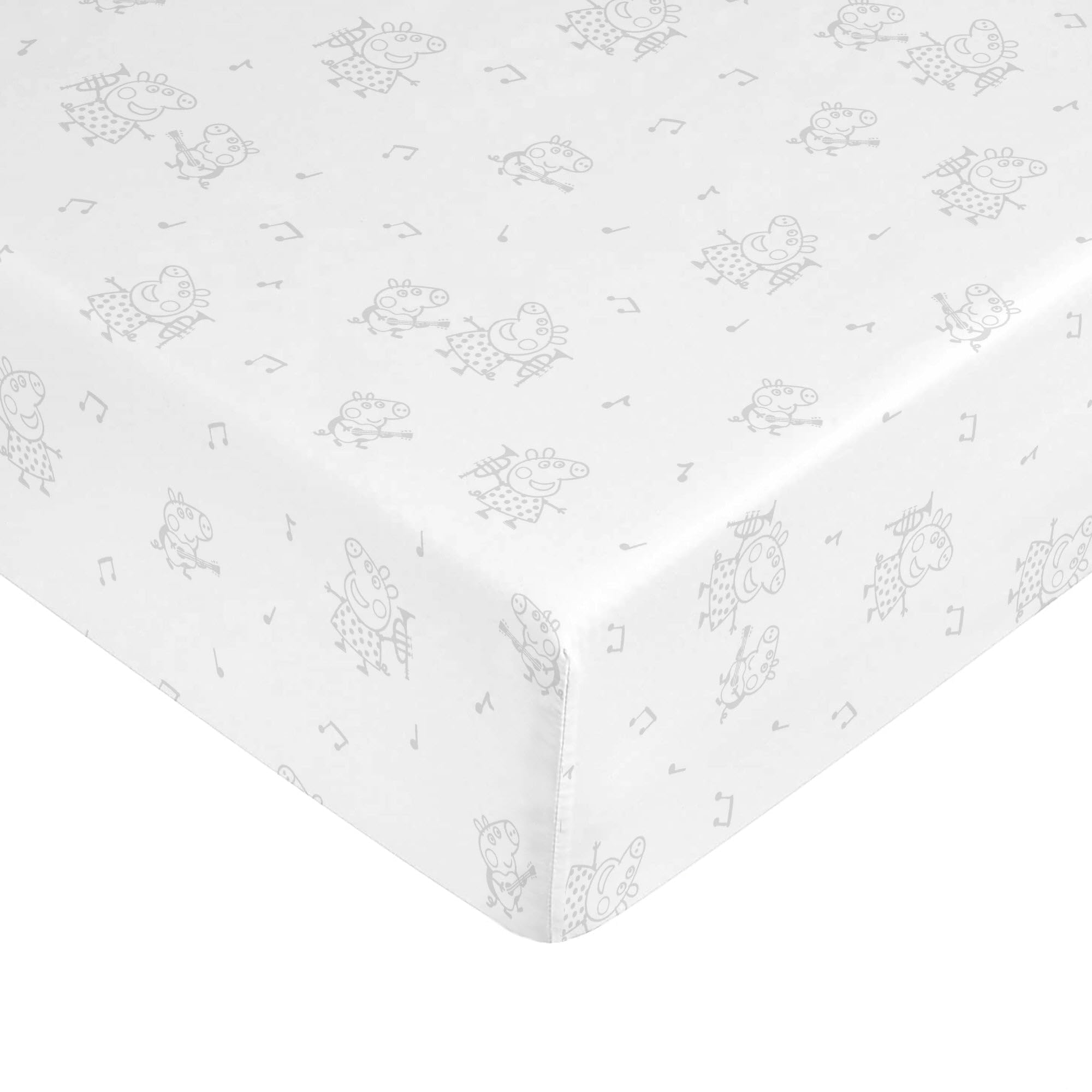 Drap housse Peppa Pig coton doux pour créer un rituel du coucher serein en famille