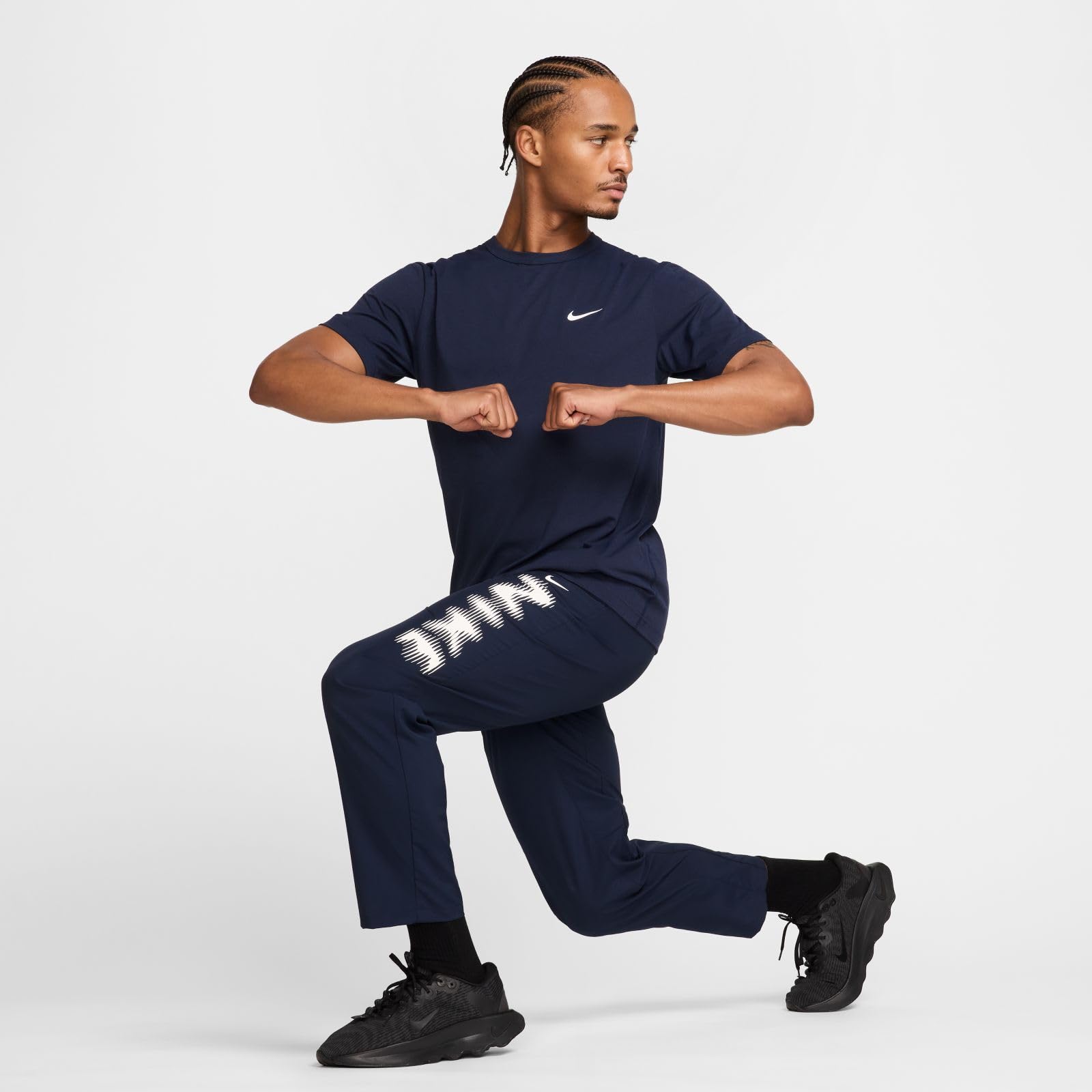 NIKE Wszechstronna koszulka Nike Dri-Fit UV z krótkim rękawem dla mężczyzn Mężczyźni Nike Hyverse Vielseitiges Nike Dri-fit Uv Kurzarm-oberteil Für Herren