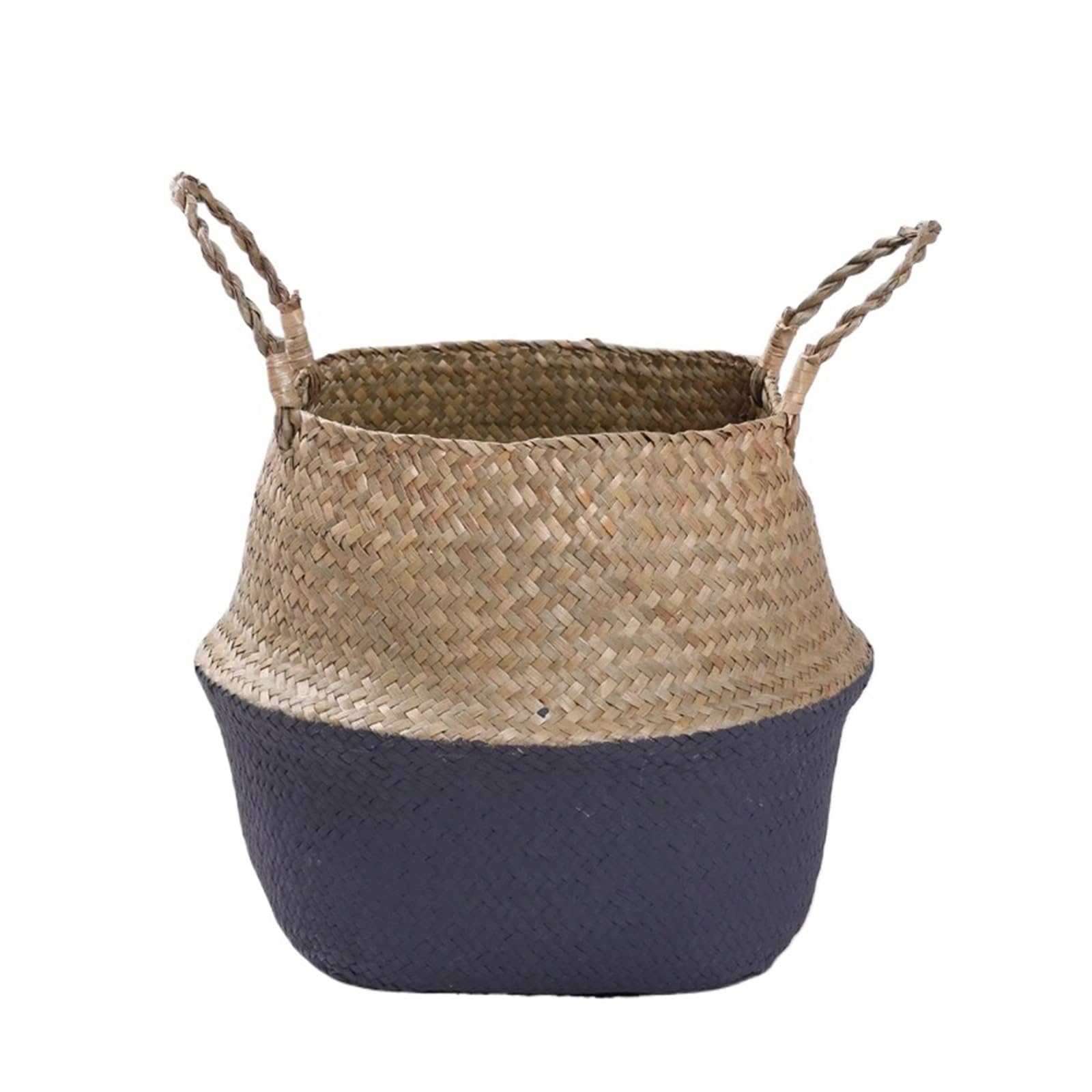 LuoAXINN Woven Straw Flower Pot Straw Weaving Flower Plant Pot Basket Planter Indoor Outdoor Containers Dirty