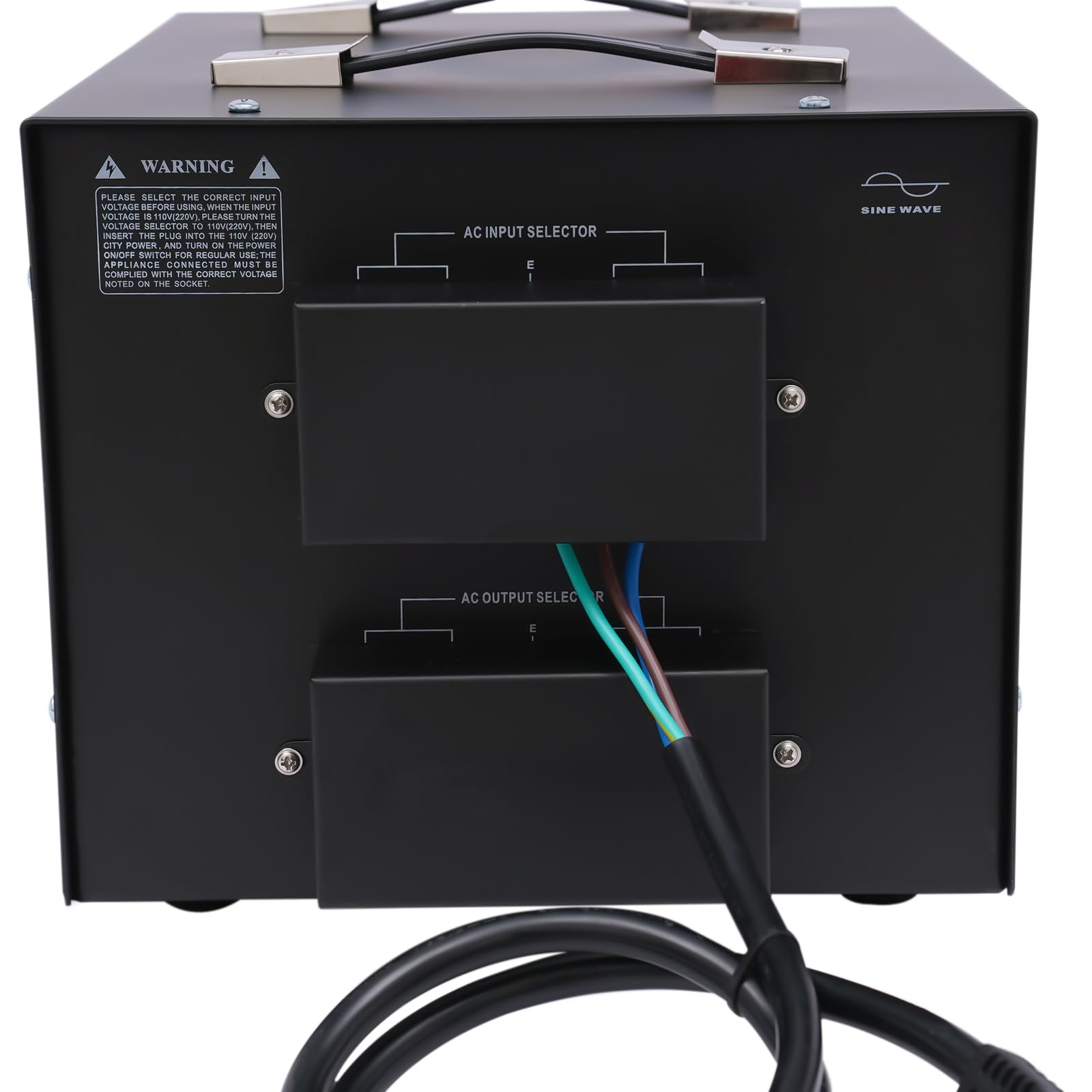 Trasformatore di tensione, trasformatore da 4500 W, 110 V su 220 V, convertitore di tensione per conversione su e giù, basso rumore