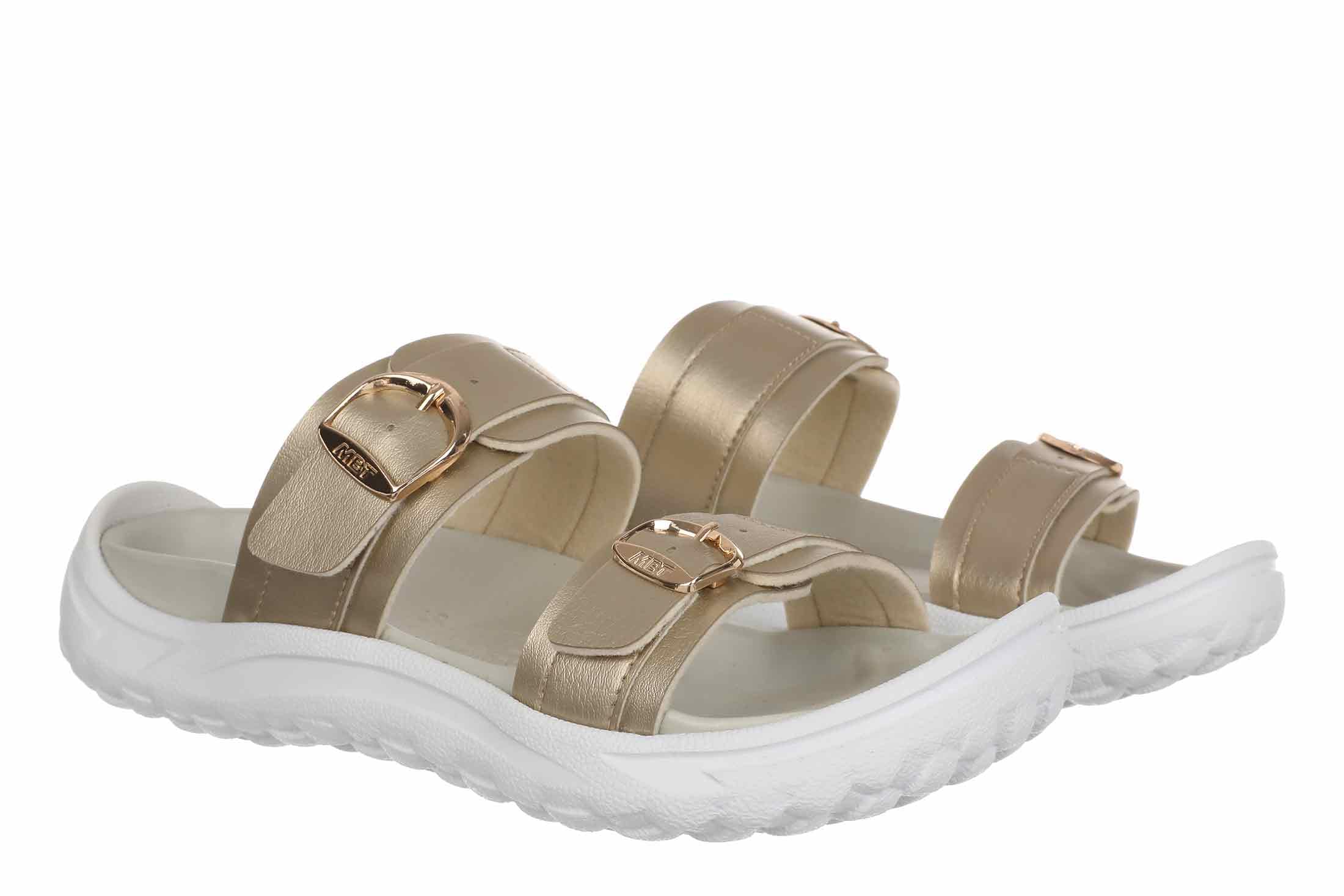 MBT FUJI II Sandalias para Mujer en Piel. Calzado Ligero y Cómodo de Primavera Verano. Calzado Fisiológico de Confort y Estabilidad. Sandalias de Recuperación para Vestir Estilo Moderno