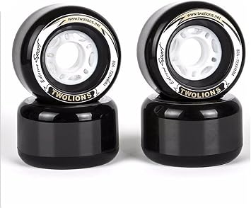 Twolions 82A PU 72mm x 44mm Drift Skates Replacement Wheels for Freeline Skates Pack of 4 Piece