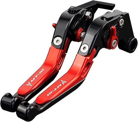 Amazon 7 8 22mmブレーキクラッチレバー ヤマハmt 10mt 10 Fz 10 Fz10 Mt10 2015 2016 2017 201819に適合 オートバイの調節可能な折りたたみ式ブレーキクラッチハンドルハンドルエンド 折りたたみ式 拡張可能オートバイのクラッチ アクセサリー 色 Qygx888 9