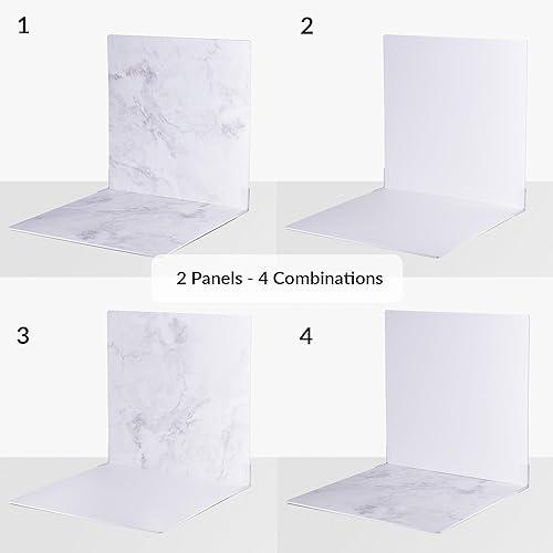 Miniatura 3 de Paquete de 2 tableros de fondo de fotos  Fondo de fotografía realista  Fondo de fotografía de alimentos  Superficies de réplica  Fondos de