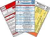  Notarzt Karten-Set - Herzrhythmusstörungen, Notfallmedikamente, Beatmung - Oxygenierungs-Störungen, EKG Auswertung