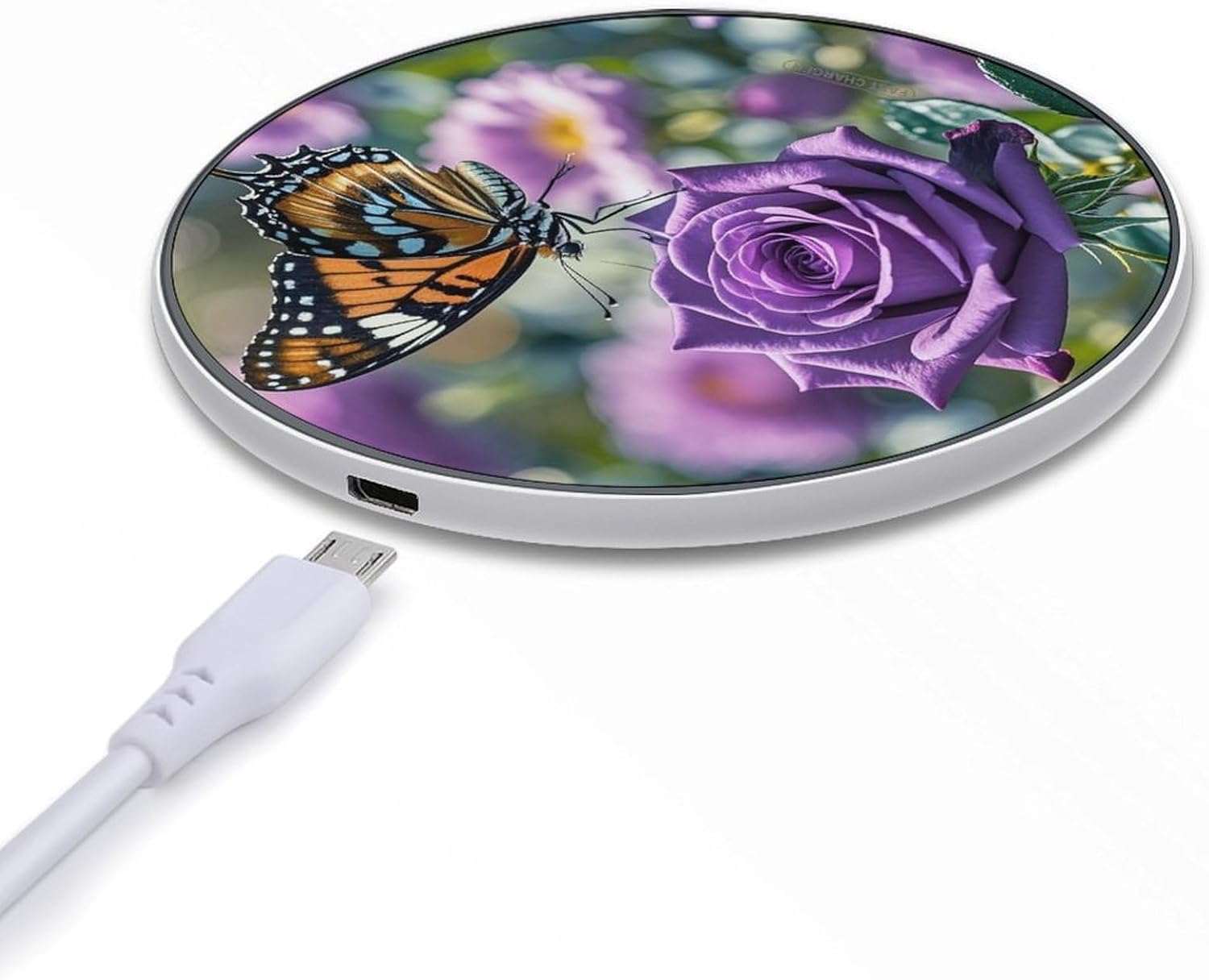 Portable Wireless Charger Aluminum Alloy Frame with Indicator Light image 5