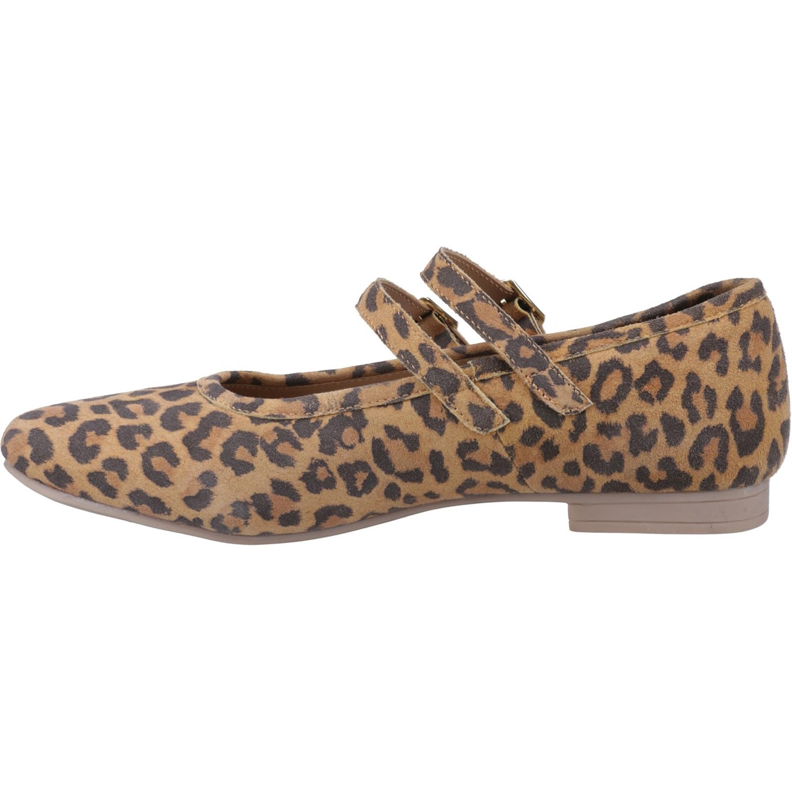Hush Puppies Nancy Mary Jane Ballet Leopard