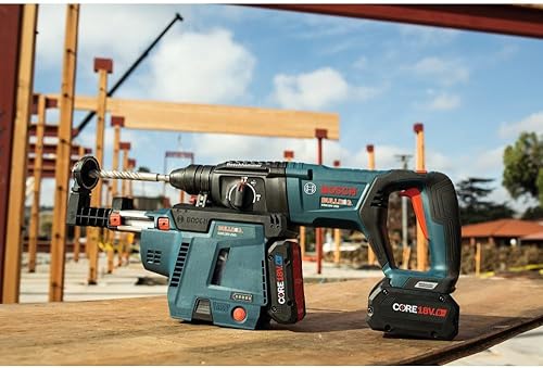 Miniatura 9 de BOSCH Kit extractor de polvo móvil GDE18V-26DB15 SDS-plus® Bulldog™ con (1) batería de alimentación avanzada CORE18V® de 4 Ah