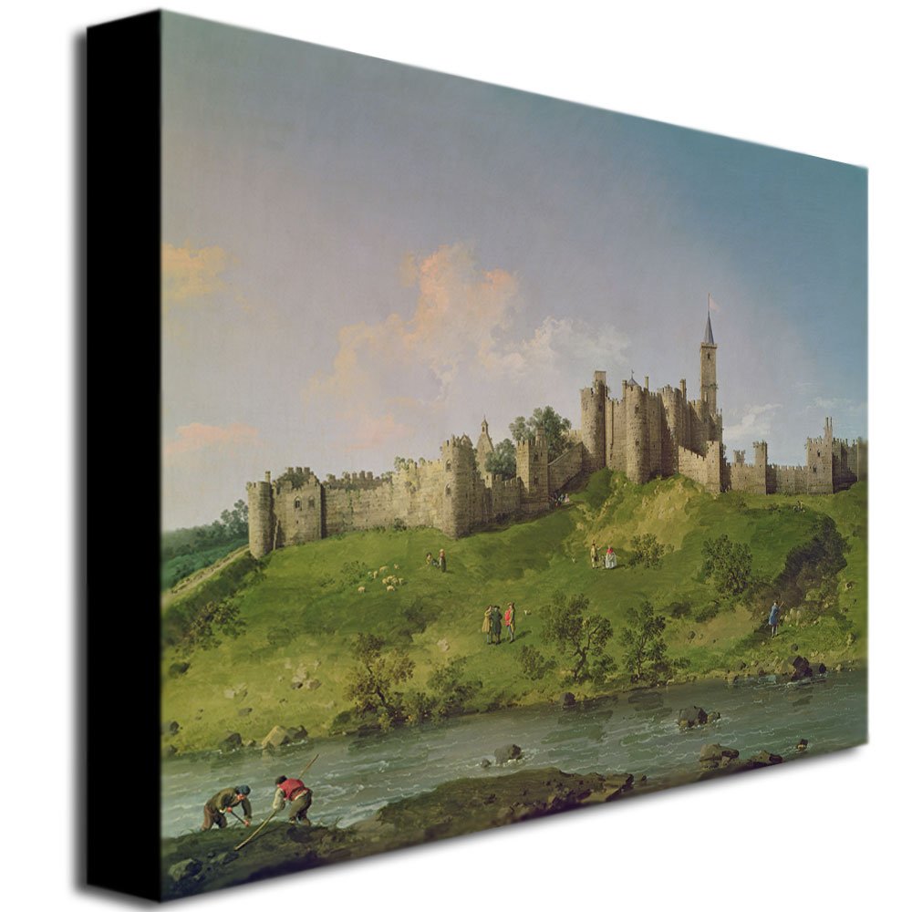 Amazon.com: Trademark ART Canatello Alnwick Castle Canvas Art