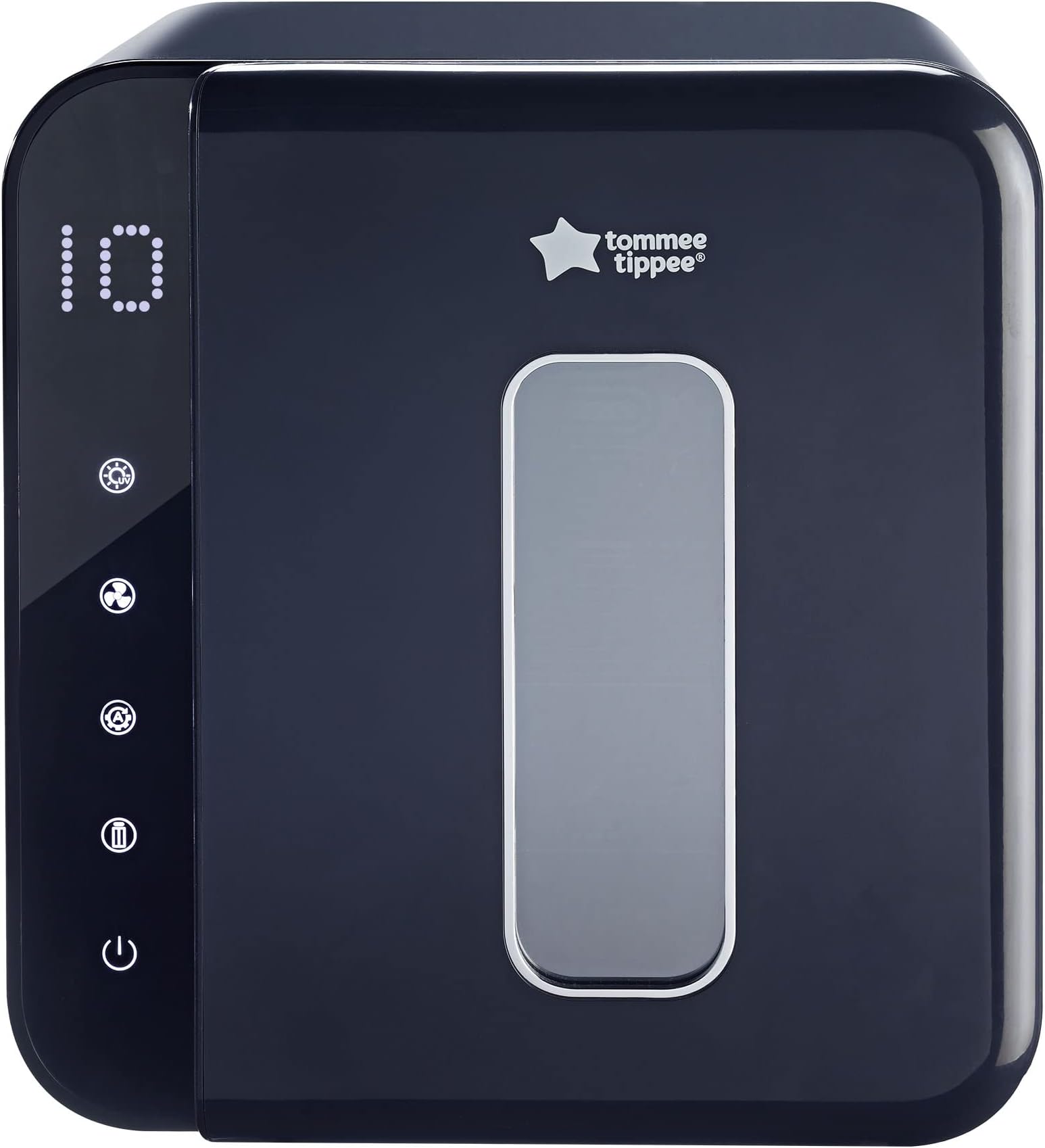 Tommee Tippee Ultra UV Steriliser, Dryer and Storage, Black, for Baby Bottles and Accessories, Steam-Free to Kill Viruses^ and 99.9% of Harmful Bacteria