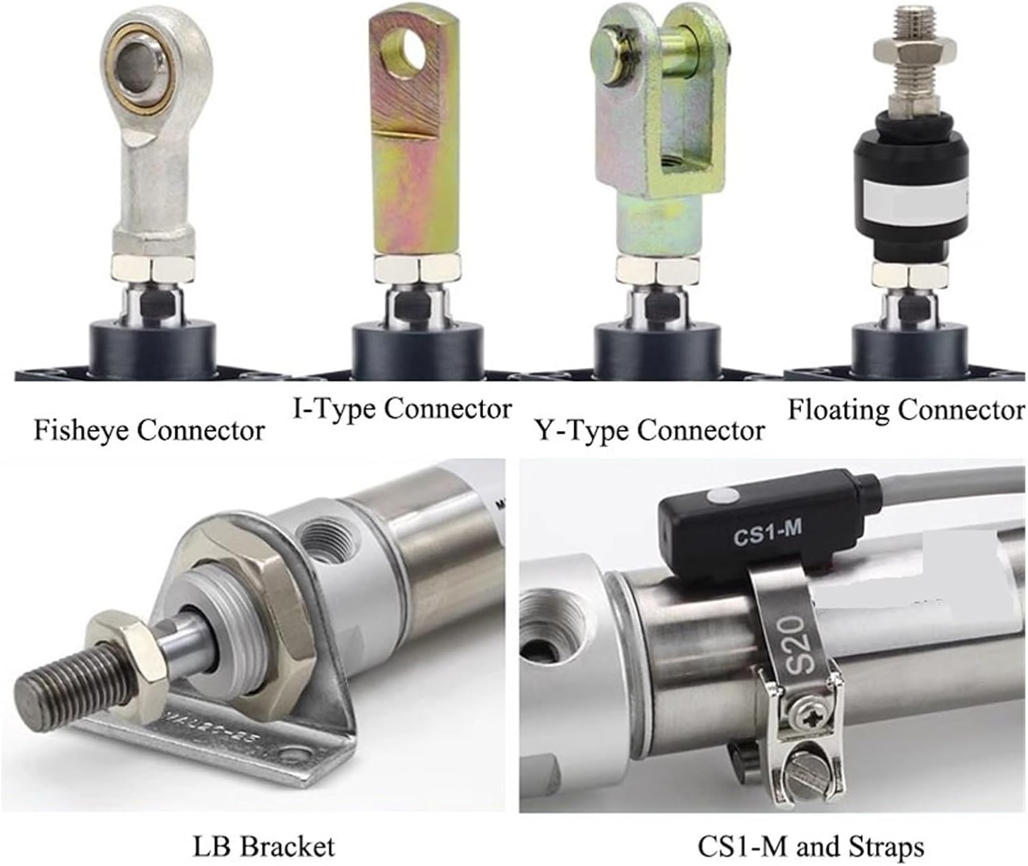 空気圧 標準シリンダー MA 空気圧エアシリンダステンレス鋼ミニ複動片ロッド 16/20/25/32/40 ボア 10 〜 500