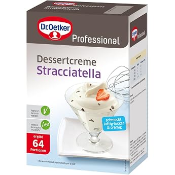 Dr. Oetker Professional Dessert Cream Stracciatella Dessert Powder in 1 kg Pack